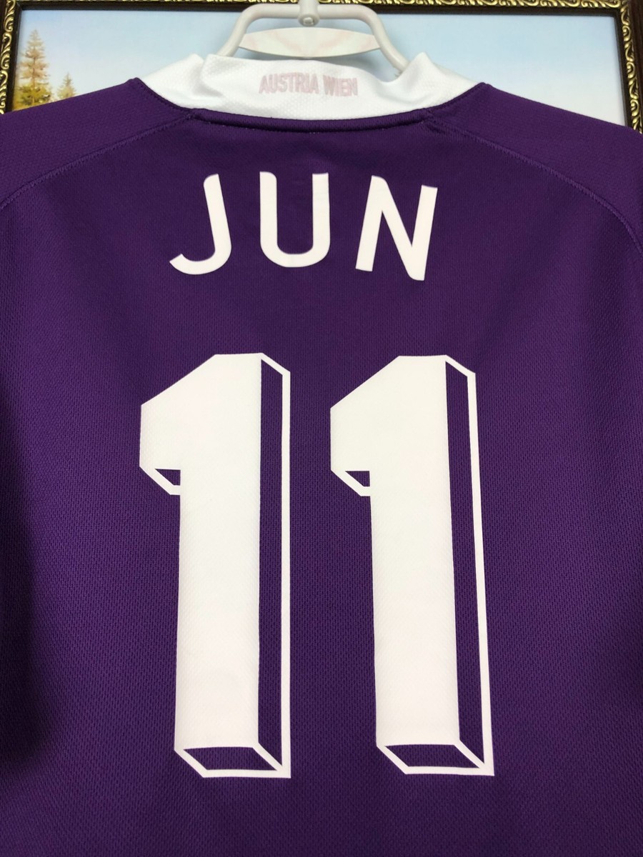 FK Austria Wien Home football shirt 2008 Soccer #11 Jun Nike