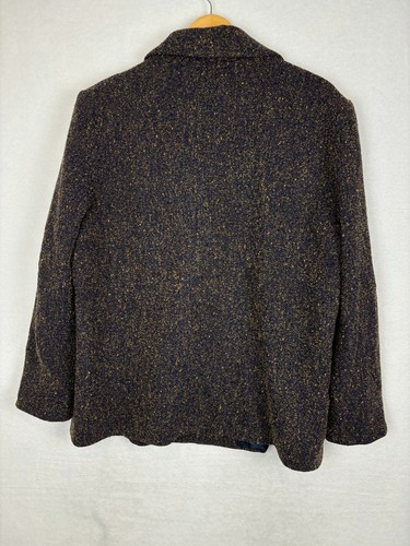 Vintage Perri Cutten Womens Jacket Size 16 Wool Nylon Blazer Single Breasted - Picture 3 of 11