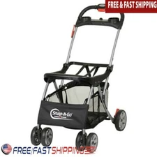 Universal Baby Stroller Lightweight One Hand Fold Compact W/ Cup Holder Storage