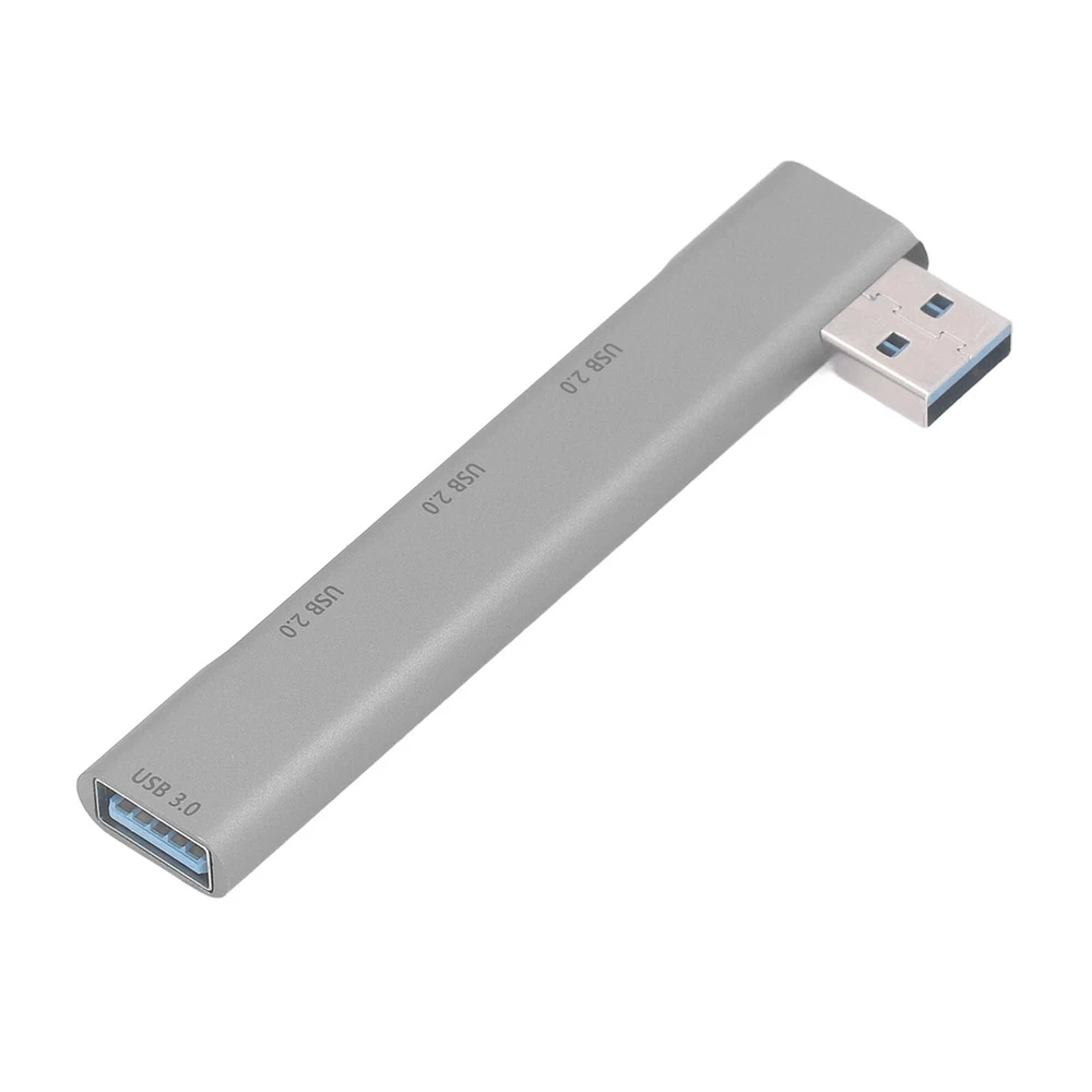 4-Port USB 3.0 Hub with OTG - 5Gbps Aluminum Alloy Dock Plug & Play