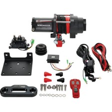 3500 LB All Balls Synthetic Winch/Mount Yamaha Kodiak 450 2018 2019 20 2021 2022