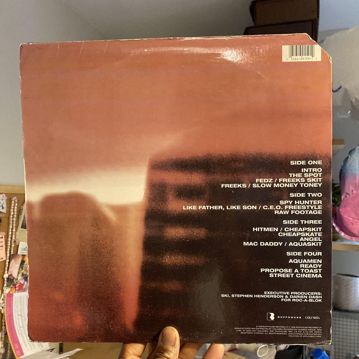 Sporty Thievz Street Cinema VG+ DBL vinyl Lp 1998 / Rap