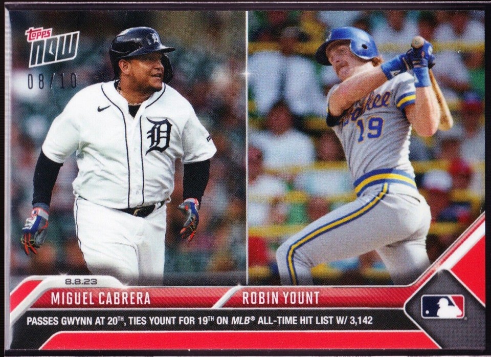 2023 Topps Now - Miguel Cabrera Robin Yount #679 - 1 of 1