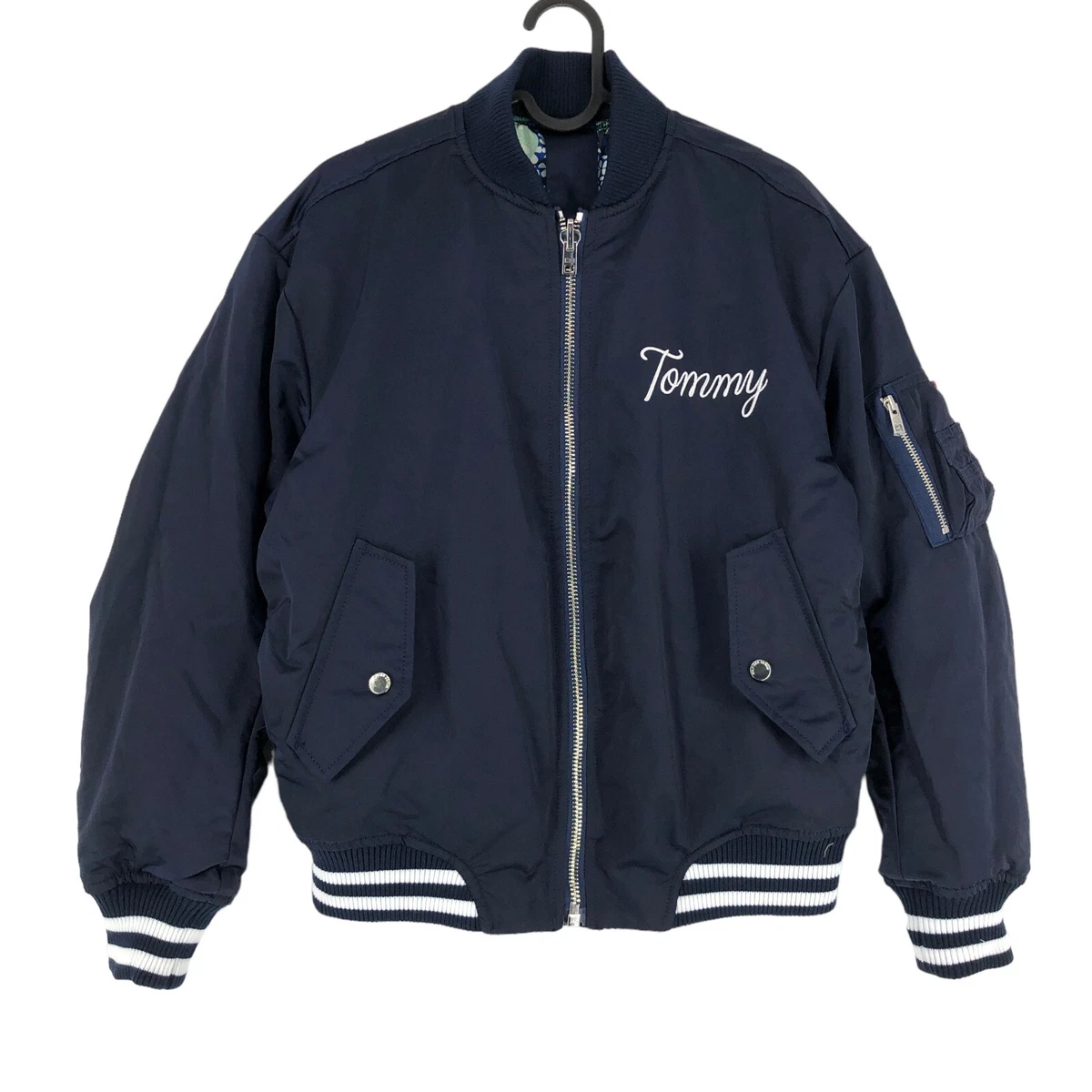 Tommy Hilfiger TJW Reversible Bomber 29 Jacket Women Size XS