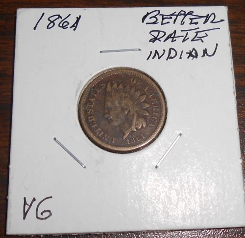 1861-P Indian Head Cent — photo from another recent sale