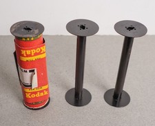 Kodak 616 Empty Metal Roll Film Spool w/Backing Paper plus 2 More empty spools