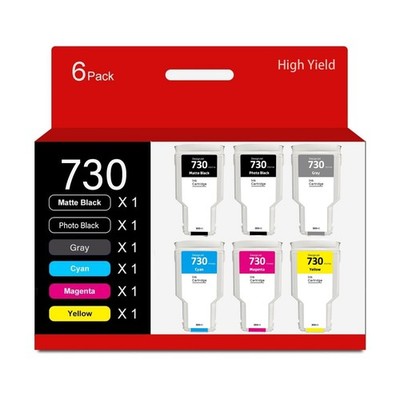 Compatible for HP Designjet 730 Ink Cartridge P2V73A P2V72A P2V71A P2V70A P2V...