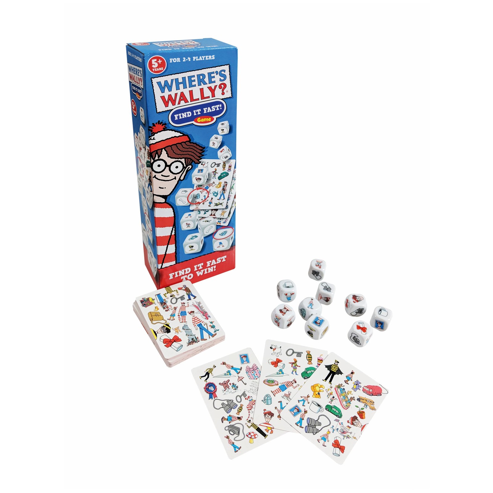 University Games 7415 Wheres Waldo Wally Find it Fast Game Multicoloured 3990₽