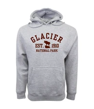 GLACIER EST 1910 NATIONAL PARK GRAPHIC HOODIE