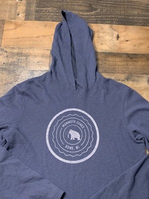 Travis Mathew Hoodie Mens Medium Blue Mammoth Dunes Golf Club Pullover