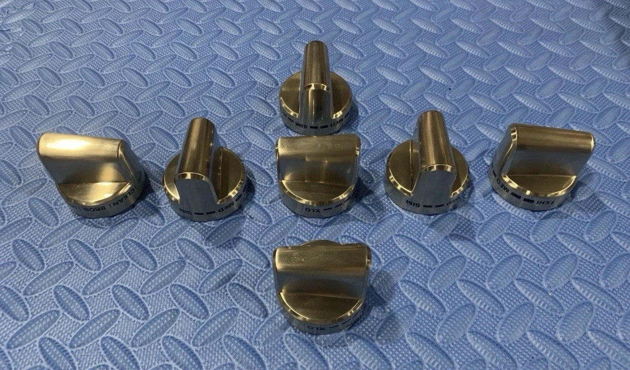 THERMADOR STAINLESS”plastic/metal”KNOB SET(7pc)FOR36”PRO GRAND RANGE,C-pics&desc
Opens in a new wind