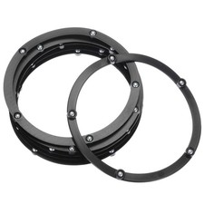 6 x Rotating Swivel Stand 5" with Steel Ball Lazy Susan 0.06x4.13" Black