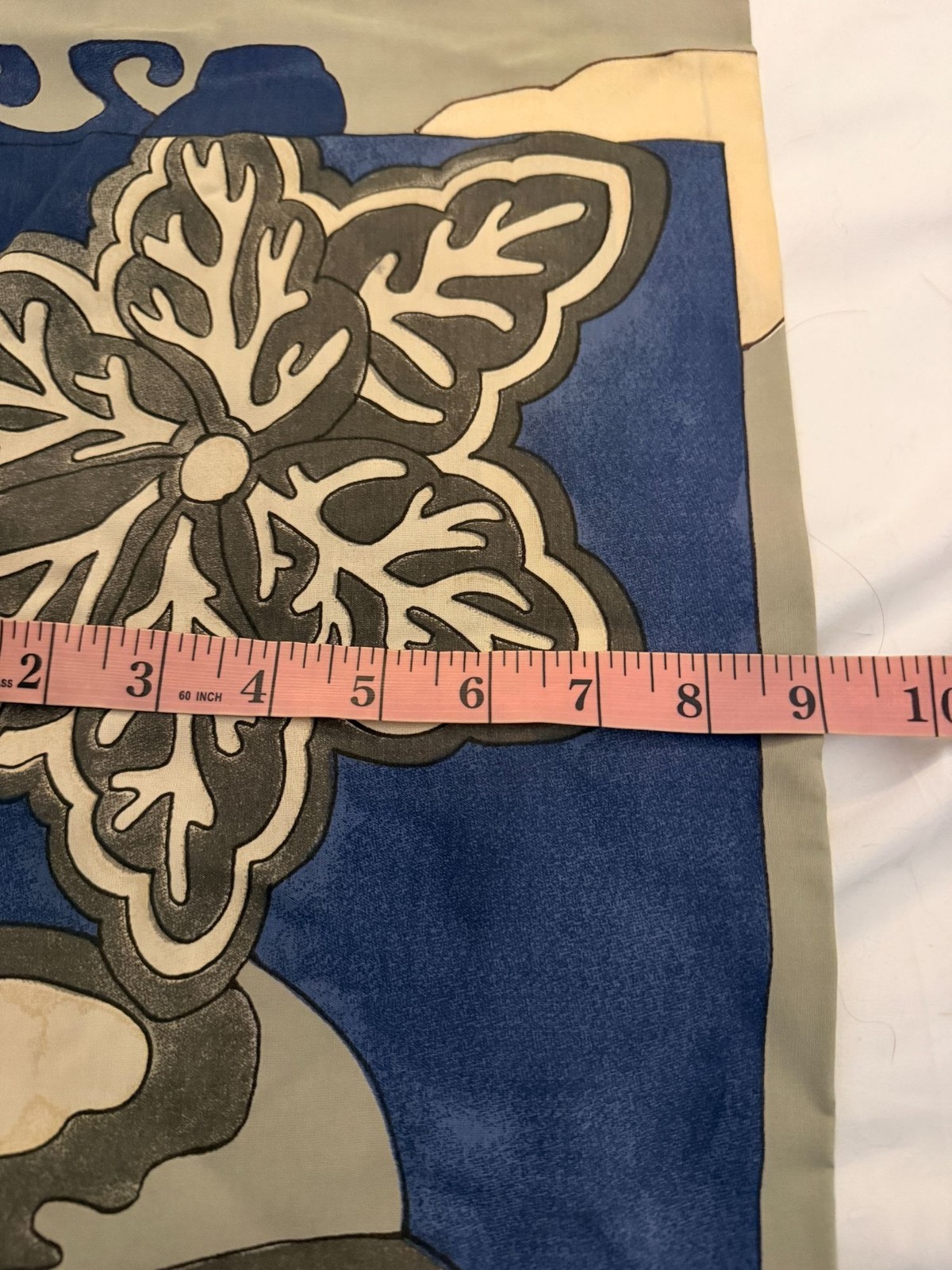 Fringed Rectangular Scarf Reversible Two Differen… - image 8