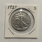 1927 S 50C Walking Liberty Half Dollar Exact Coin Shown ￼