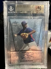 2011 Leaf Metal Draft Prismatic Jurickson Profar Auto Graded PRISTINE 10