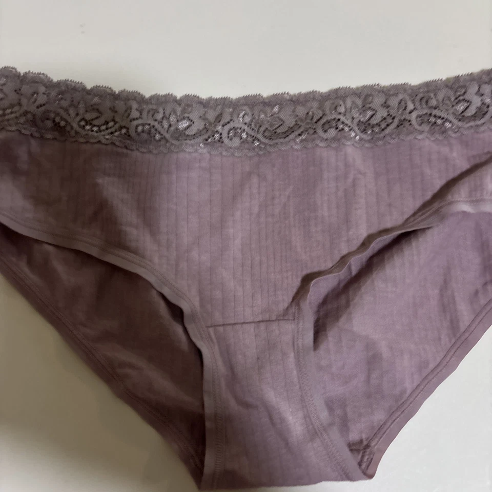 Braguita de bikini Felina N51995 mezcla de algodón encaje talla mediana individual EE. UU. Foto 3 de 4