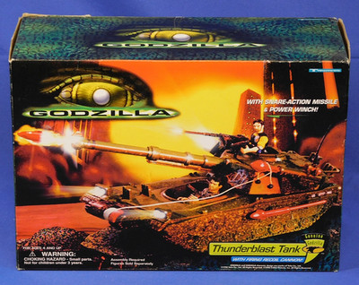 GODZILLA THUNDERBLAST TANK 1998 TRENDMASTERS SEALED