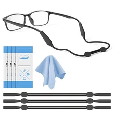Maitsol Glasses Strap 3 Pcs - No Tail Sunglasses Straps - Adjustable Eyeglass...