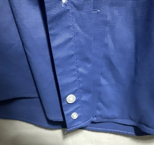 Cutter & Buck Shirt Mens Large Blue Button Down UK Logo Long Sleeve Logo - Picture 11 of 11
