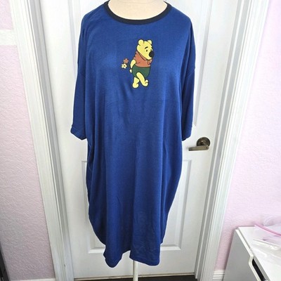 Cache Cache Winnie The Pooh Lounge Dress Nightgown Vtg Made In USA