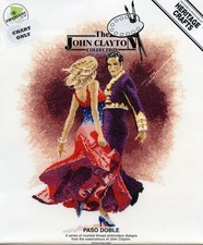 Paso Doble Cross Stitch Pattern John Clayton Collection Heritage Crafts Ballroom