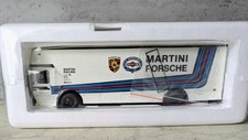 Premium Classixxs MB Racing Transporter Martini-Porsche Gris - 1/43