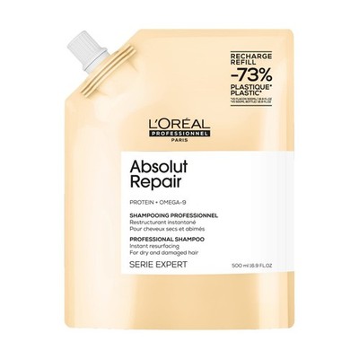 L Oreal Serie Expert Absolut Repair Protein + Gold Quinoa Shampoo 33.8 oz 1000RF
