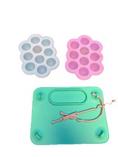 WeeSprout Silicone Baby Food Prep Freezer Trays Busy Baby Placemat Lot Of 3