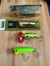 Heddon 4-Piece Topwater & Vib Gear Set Unused, Old Stock, Some Boxes Damaged