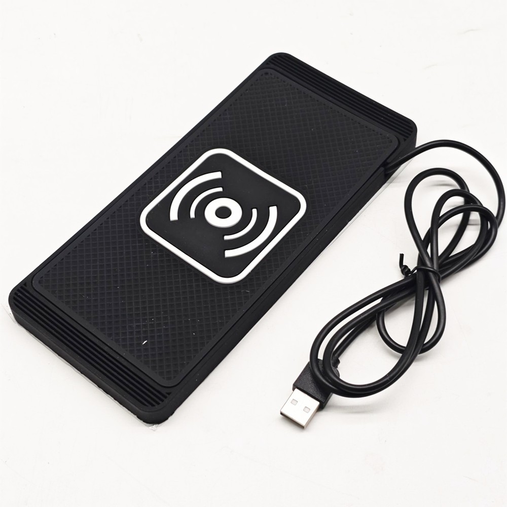 Car Wireless Charger Pad Phone Fast Charging Dock Dashboard Holder Anti-slip Mat