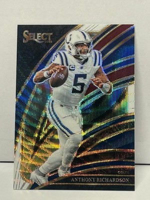 2025 Panini Select - Club Level Anthony Richardson #232 Tri-Color Prizm /249