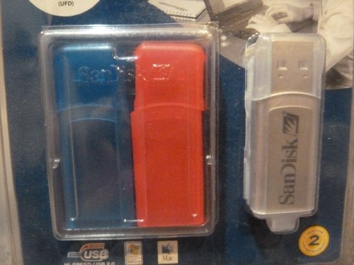 SanDisk Cruzer Micro with Skins 1.0 GB USB Flash Drive BRAND NEW SEALED - Afbeelding 2 van 4