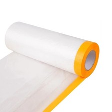 Pre-taped Masking Paper Car Painter Spray Paint Protect Film Dustproof 55CM*20M