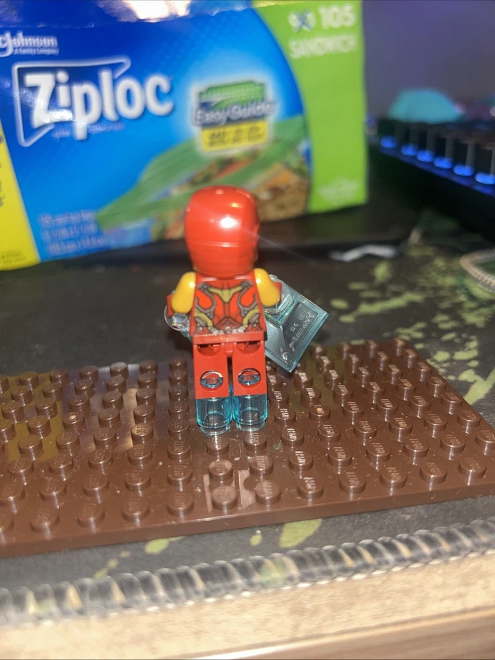 乐高钢铁侠 Mark 85 迷你人偶 sh1046 76323 漫威超级英雄 CMF 批量 罕见 — 第 2/2 张图片