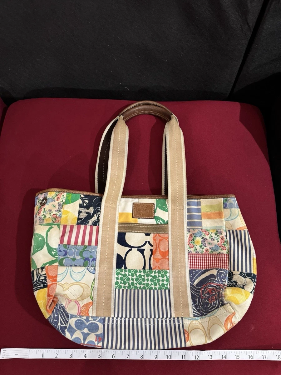 Coach Patchwork Tote Medium Bags & Handbags for Women for sale | eBay