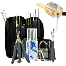 Locksmith Pick Set 30PCS Stainless Steel Lock Opener Tool With Pretty Good