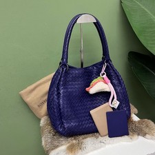 Bottega Veneta Pre-Owned Authentic Tote Purple 32 27 10 Free Tracked Shipping