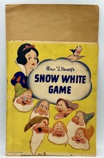 Vintage Snow White Tek Tooth Brush Giveaway Game Johnson & Johnson 1937