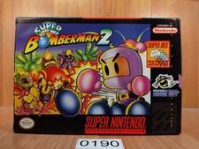 MINTY BOX CIB Super Bomberman 2 Bomber man complete in nintendo SNES CLEAN lot