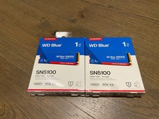 Image of WD Blue SN5100 1TB NVMe PCIe Gen 4 M.2 Internal SSD PC/Laptop/PS5 - New Sealed