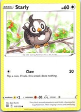 Starly Common SWSH09: Brilliant Stars 117/172 NM