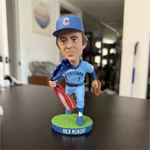 MLB Rick Monday Flag Saving Bobblehead 2013 San Manuel Casino Exclusive