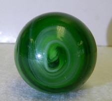 21189m Nice Pattern M.F. Christensen Slag Shooter Marble .88 Inches