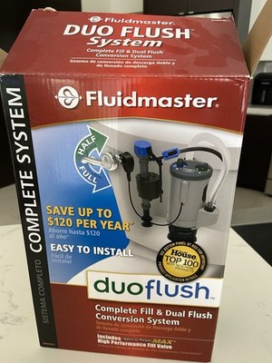 Fluidmaster Duo Flush Dual Flush Conversion System w/ Fill Valve WaterSense