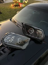 10-12 MUSTANG RAXIOM CCFL HALO PROJECTOR HEADLIGHTS 