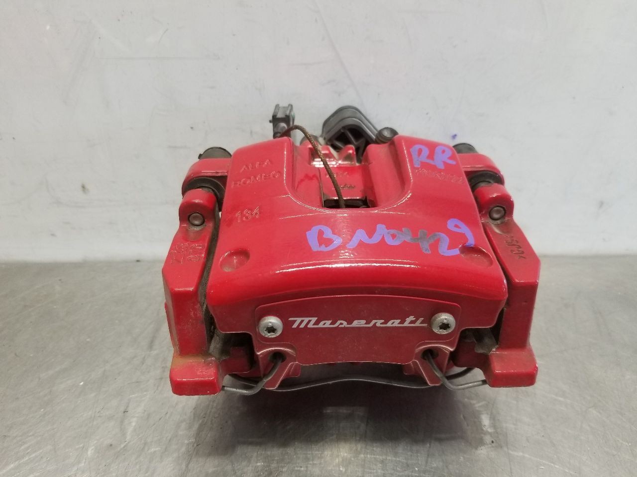 23 2023 MASERATI GRECALE BRAKE CALIPER REAR RIGHT PASSENGER RED 