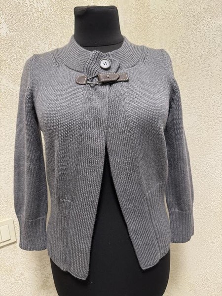 Women PME Legend Sweater Grey Wool 34