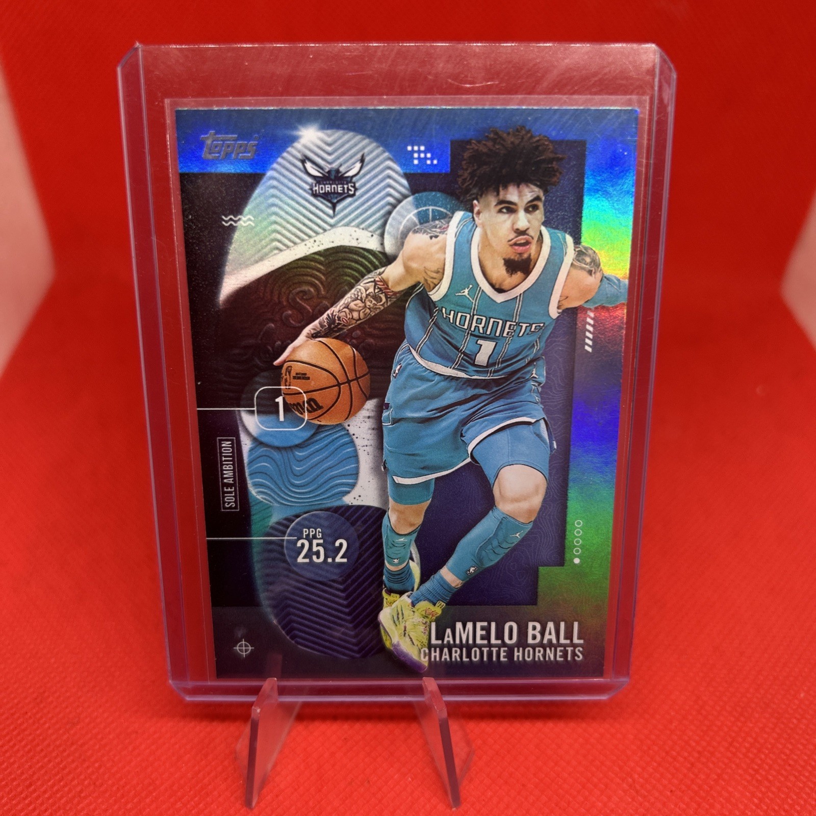 2025 Topps Sole Ambition LaMelo Ball #SA-8 SSP Charlotte Hornets Case Hit Card
