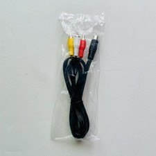New Hyperkin 6 ft. Black AV Cable for Sega Saturn