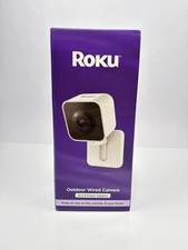 Roku Outdoor Wired Security Camera 1080p HD Night Vision IP65 Alexa